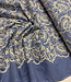 Madeline lichtblauw - prachtige broderie optie geschulpte rand