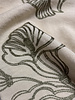 Madeline khaki geborduurde bloem - rayon viscose