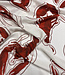 Madeline lobster - viscose met linnen look