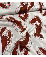 Madeline lobster - viscose met linnen look
