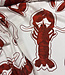 Madeline lobster - viscose met linnen look