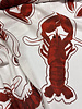 Madeline lobster - viscose met linnen look
