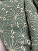 mint embroidery flowers - tetra / double gauze