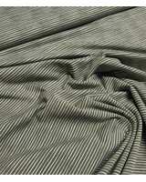 Madeline khaki fijne streepjes - tricot