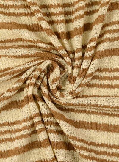 summer knit - cappuccino stripes