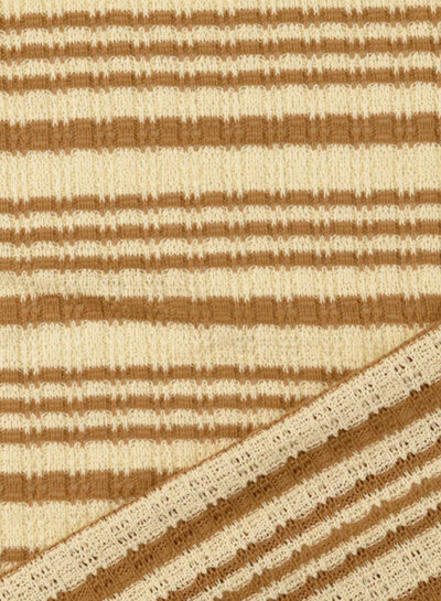 summer knit - cappuccino stripes