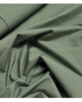 olijfgroen stonewashed/ papertouch popeline katoen