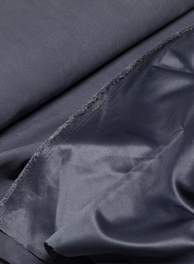indigo - supple jacket fabric - peach touch