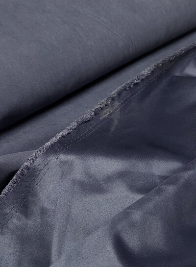 indigo - supple jacket fabric - peach touch