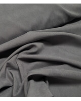 grijs - soepelvallende jassenstof - peach touch