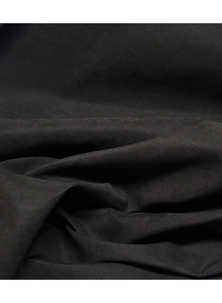black - softly flowing coat fabric - peach touch