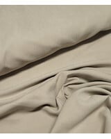 zand - soepelvallende jassenstof - peach touch