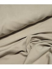 zand - soepelvallende jassenstof - peach touch