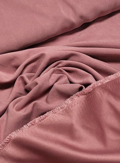 old pink - softly flowing coat fabric - peach touch