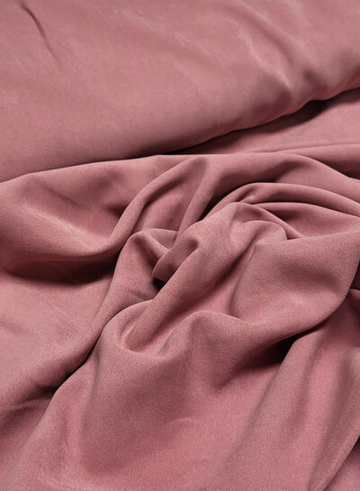 oudroze - soepelvallende jassenstof - peach touch