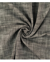 zwart gemeleerd - linnenlook katoen mix - prachtige kwaliteit