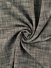 black mottled - linen look cotton mix - beautiful quality