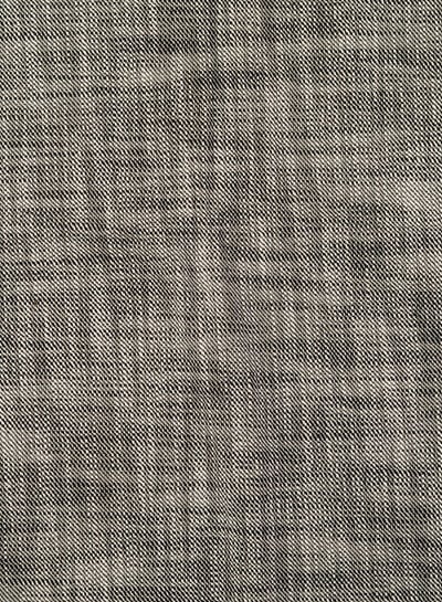 black mottled - linen look cotton mix - beautiful quality