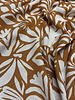 camel flowers - linen rayon blend