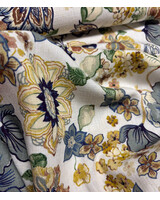 vintage bloom  - linnen rayon blend