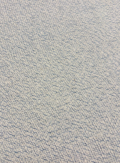 Blue melee - 100% cotton knitted - beautiful fabric for summer sweaters