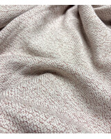 beige melee - 100% katoen gebreid - prachtige stof voor zomerse truien