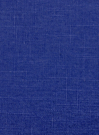 plain cobalt blue linen