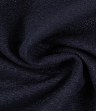 plain navy blue - linen
