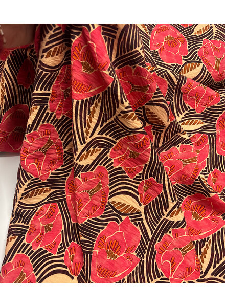 A la Ville artistic pink - ecovero viscose slub