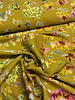 A la Ville flower field on ochre - Burda Style - viscose slub
