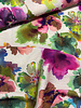 A la Ville painterly flowers  - Knipmode - viscose slub