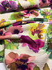 A la Ville painterly flowers  - Knipmode - viscose slub