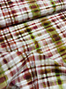 A la Ville pink lime check - viscose slub