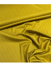 A la Ville ochre chalk stripe - softly flowing gabardine - Knipmode