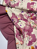 A la Ville roze waterkleurige bloemen - knipidee - viscose slub