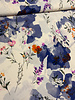 A la Ville blauwe waterkleurige bloemen - knipidee - viscose slub