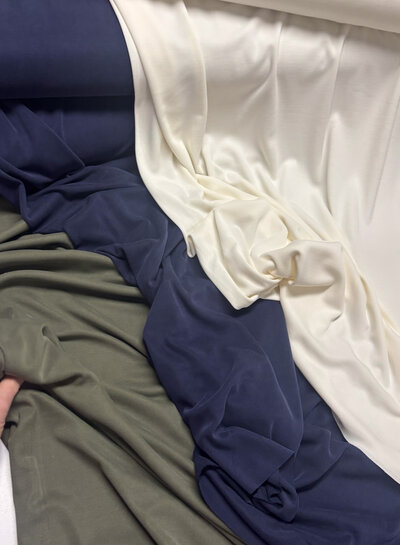 A la Ville khaki - silk touch - beautiful viscose jersey