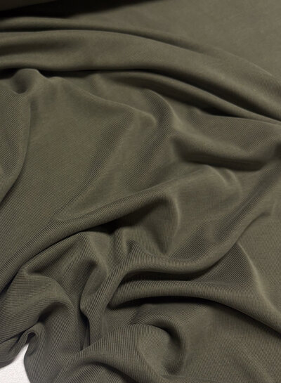 A la Ville khaki - silk touch - beautiful viscose jersey