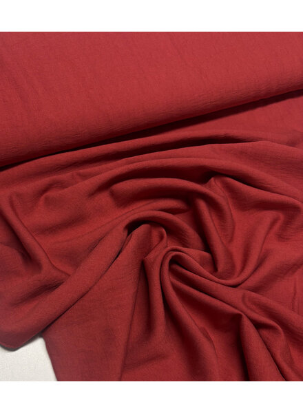 A la Ville marsala - prachtig geweven linnenlook rayon