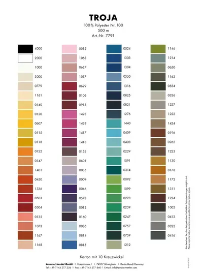 Amann Mettler Trojalock / Overlock GAREN Passend bij jouw stof