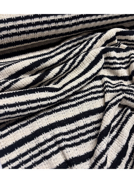 summer knit - zwart stripes