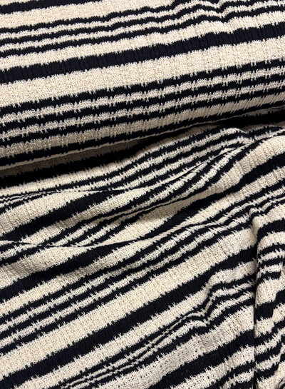 summer knit - zwart stripes