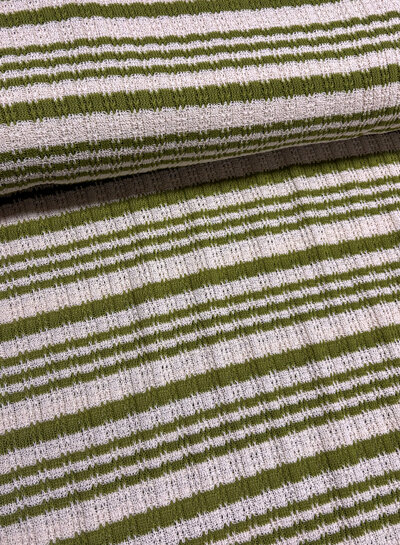 summer knit - limoengroen stripes