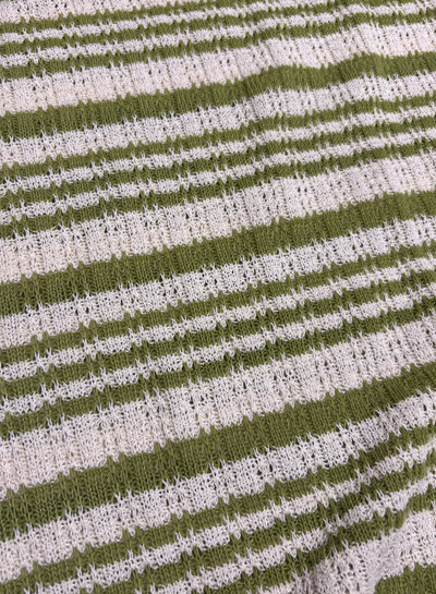 summer knit - limoengroen stripes