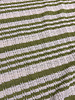 summer knit - lime green stripes