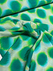 A la Ville blue green spots - viscose slub