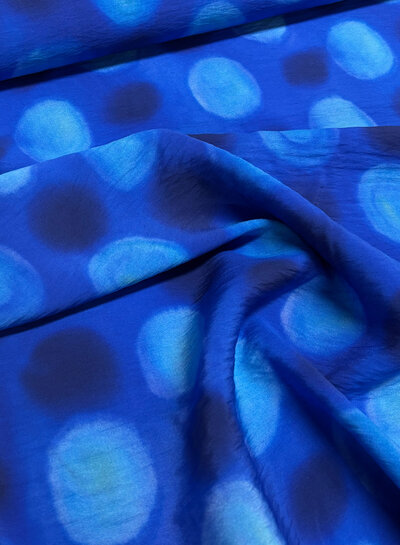 A la Ville blue spots - viscose slub