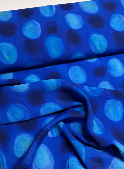 A la Ville blue spots - viscose slub