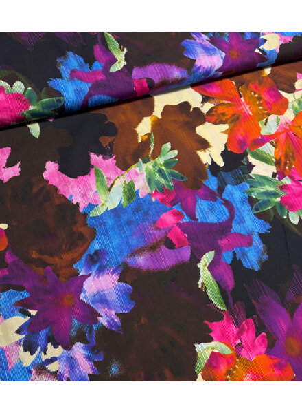 A la Ville painterly floral - cotton