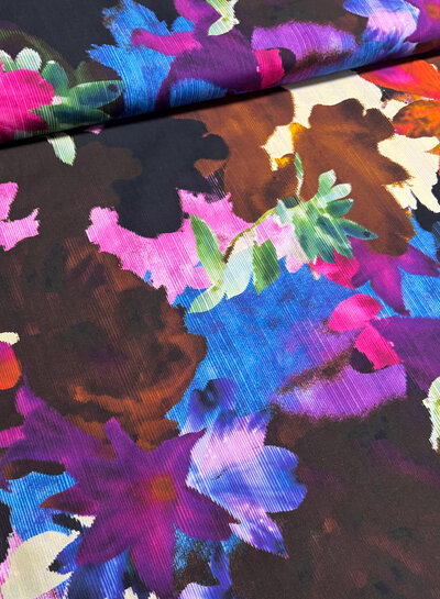 A la Ville painterly floral - cotton